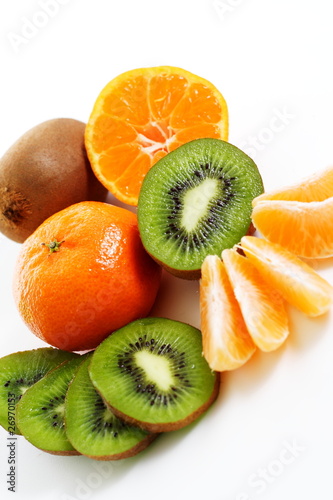 Foto: Mandarine & Kiwi - Fruchtmix Mandarinen- und Kiwis Mandarine & Kiwi - Fruchtmix Mandarinen- und Kiwis