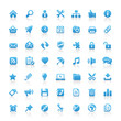 Blue Web Icons
