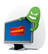virus attacks the computer virus attacks the computer