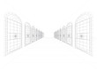 Vector Architectural Style Drawing