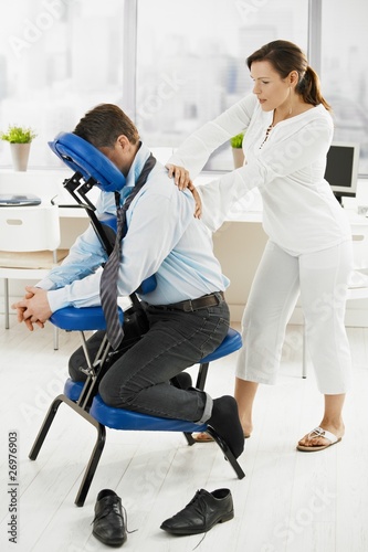 Photo: Massage in office Massage in office