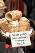 Trdelnik a traditional sweet, Czech pastry, Czech Republic Trdelnik a traditional sweet, Czech pastry, Czech Republic