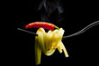 Scharfe dampfende Spaghetti Scharfe dampfende Spaghetti