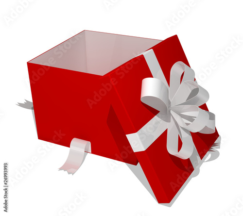 Illustration: opened giftbox opened giftbox