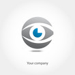 logo entreprise, oeil