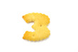 Yellow cookies in the form of figures