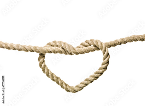 Photo: Heart Shaped Knot Heart Shaped Knot