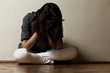 depressed teenage girl