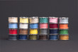 Photo: Spools of yarn stacked Spools of yarn stacked