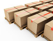 wooden shipping pallet