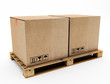 wooden shipping pallet