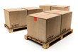 wooden shipping pallet