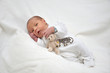 Foto: Baby loves his teddy bear Baby loves his teddy bear