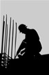 Bauarbeiter bei der Arbeit