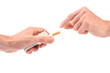 offering a cigarette offering a cigarette