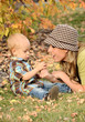 Photo: Mother and Toddler Having Fun Outdoor Mother and Toddler Having Fun Outdoor