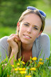 Photo: Woman Relaxing Outdoor Woman Relaxing Outdoor