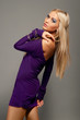 model with long blond hair