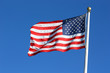 Bandiera americana al vento Bandiera americana al vento