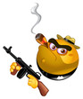 Gangster emoticon