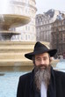 A Jewish man on Trafalgar Square, London.