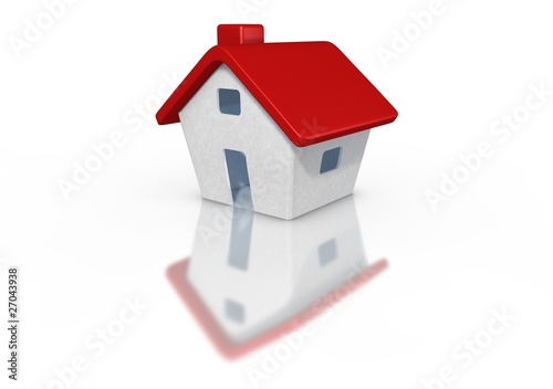 Illustration: 3D cartoon house 3D cartoon house