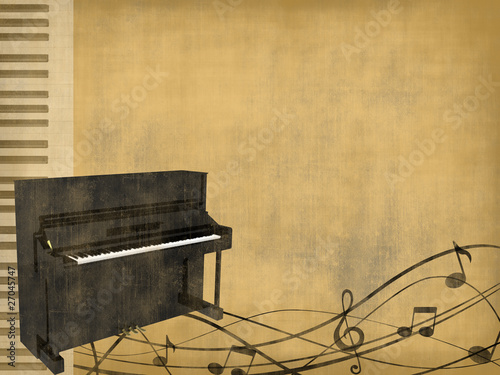 Illustration: piano piano