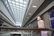 Young woman in shopping centre, Voronezh
