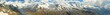 mountain panorama view with glacier and Matterhorn