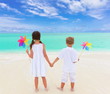 Children playing on beach
