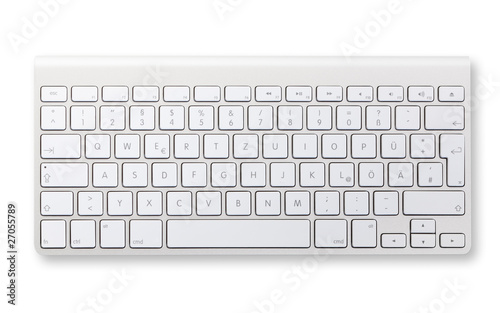 Photo: Computertastatur isoliert Computertastatur isoliert