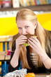 Taking a bite Taking a bite