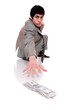 business man and money business man and money