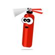 cartoon fire extinguisher