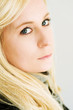 Portrait of blond woman