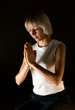 woman praying