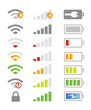 mobile phone laptop system icons mobile phone laptop system icons
