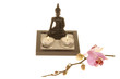 Buddha mit Teelichtern
