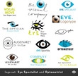 13 logos for opticians and eye specialists