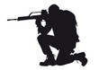 Soldat zielend