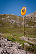 Foto: the german borderline in the alps the german borderline in the alps