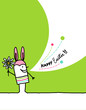 Vektor: Happy Easter Happy Easter