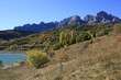 Otoño en el embalse de Bubal, Pirineos Otoño en el embalse de Bubal, Pirineos