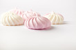 Pastel colored meringue