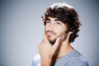 homme caucasien / européen portrait