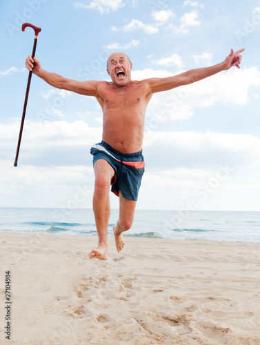 Foto: jumping senior jumping senior