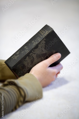 Photo: Teen Holding Bible Teen Holding Bible