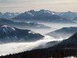 Winterliches Bergpanorama im Mittelgebirge