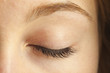 Photo: Close-up of closed eye Close-up of closed eye