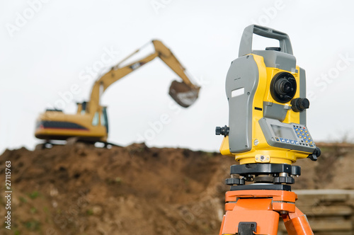 Photo: Surveyor equipment theodolite Surveyor equipment theodolite